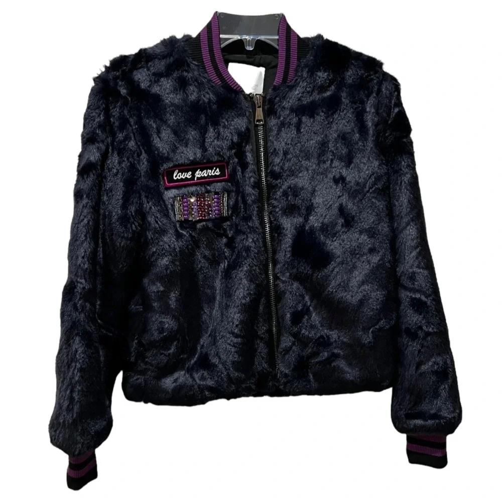 Isabelle Blanche Fluffy Jacket Size XXS - Picture 3 of 8